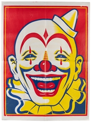  Two Circus Clown Posters. Cincinnati: Enquirer Printing, ca...