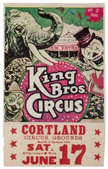  Ten Assorted Circus Posters. V.p., ca. mid-20th century. Ci...