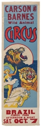  Ten Assorted Circus Posters. V.p., ca. mid-20th century. Ci...