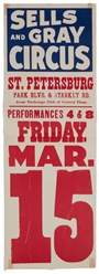  Ten Assorted Circus Posters. V.p., ca. mid-20th century. Ci...