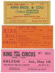  Large Collection of Nearly 120 Items of Circus Ephemera and...