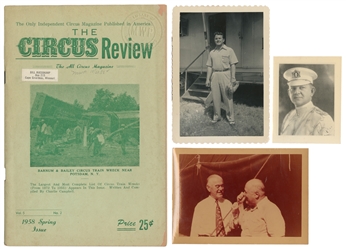  Large Collection of Nearly 120 Items of Circus Ephemera and...