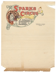  Large Collection of Nearly 200 Items of Circus Ephemera and...