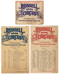  Large Collection of Nearly 200 Items of Circus Ephemera and...