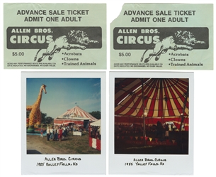  Large Collection of Nearly 100 Items of Circus Ephemera. [V...