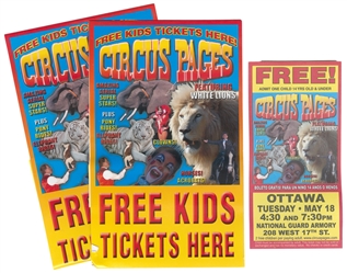  Large Collection of Nearly 100 Items of Circus Ephemera. [V...