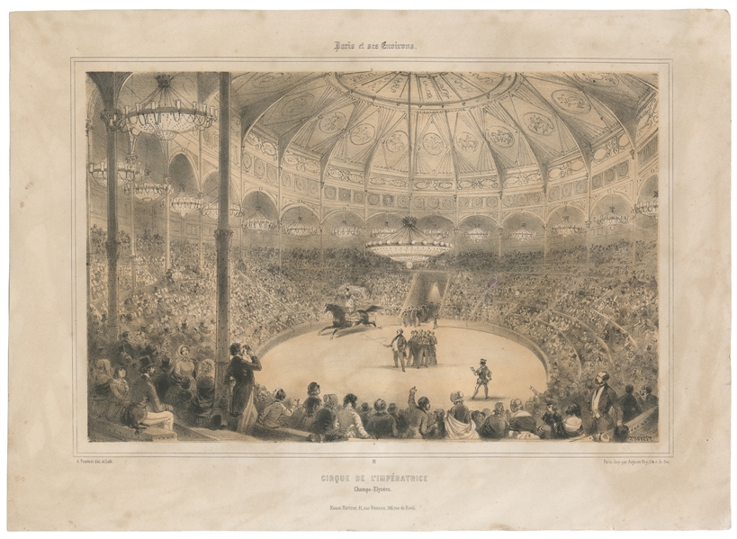  Trio of Circus Ephemera. Including: Grand Circus “Union" Fl...