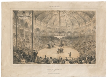 Trio of Circus Ephemera. Including: Grand Circus “Union" Fl...
