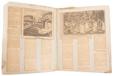  [NEW YORK HIPPODROME]. Large scrapbook related to the openi...
