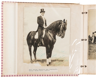 Ringling Bros. and Barnum & Bailey binder of ephemera. Circ...