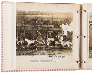  Ringling Bros. and Barnum & Bailey binder of ephemera. Circ...