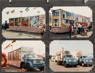  Three binders of mixed American circus ephemera and photos....