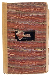  Scrapbook of 19th century circus and theatrical ephemera. M...
