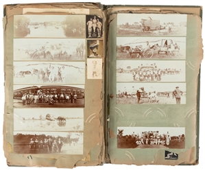  An Early 20th Century Circus Snapshot and Ephemera Scrapboo...