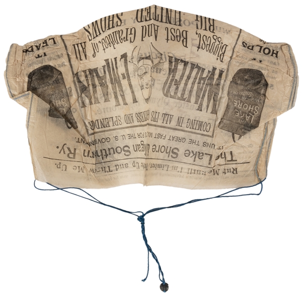  Walter L. Main 1895 souvenir advertising parachute. Anderso...