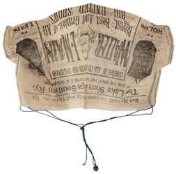  Walter L. Main 1895 souvenir advertising parachute. Anderso...