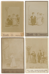  [LITTLE PEOPLE]. Group of 14 cabinet photos and CDVs. V.p. ...