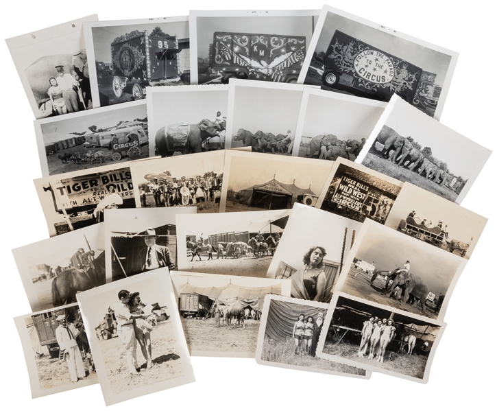  Large Group of Nearly 200 Snapshots or Postcards of Various...
