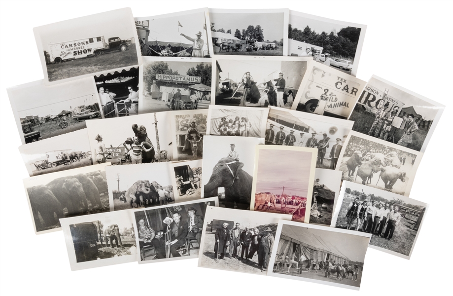  Large Group of Nearly 200 Snapshots or Postcards of Various...