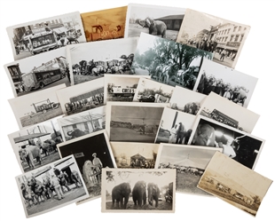  Large Group of Nearly 180 Snapshots or Postcards of Various...