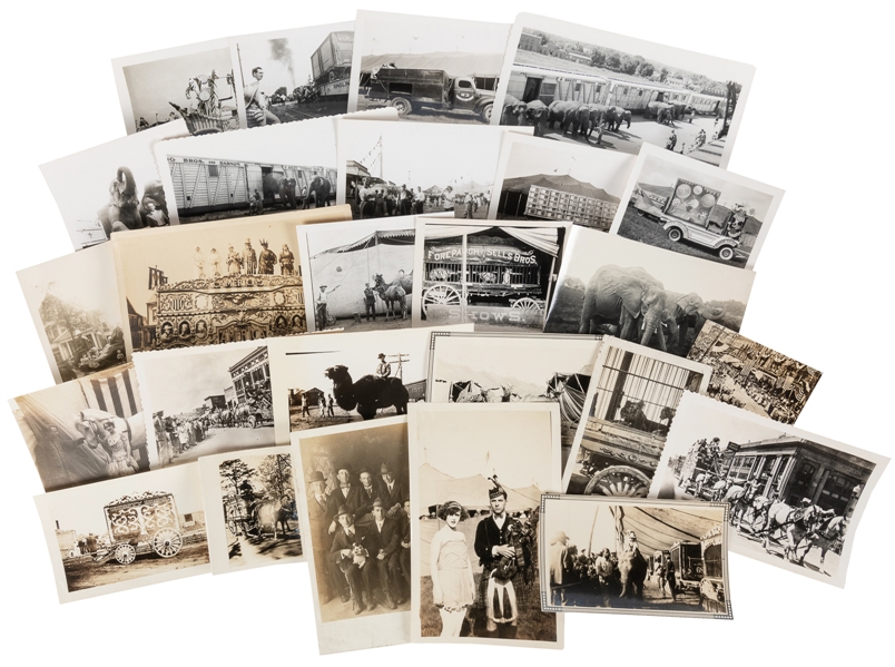  Large Group of Nearly 180 Snapshots or Postcards of Various...