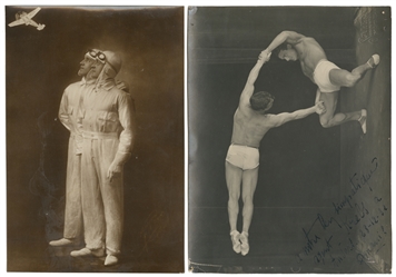  [SCRAPBOOK]. Disbound Leaves of an Early German Circus Scra...