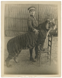  STARK, Mabel. Group of Five Photographs. Set of photographs...