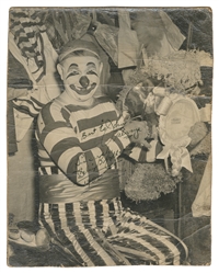  [CIRCUS]. Four signed circus photographs. Inscribed and sig...
