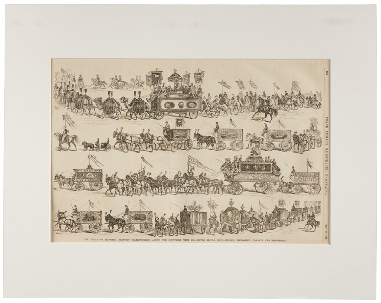  Two 19th Century Circus Engravings. Including: “The Prince ...