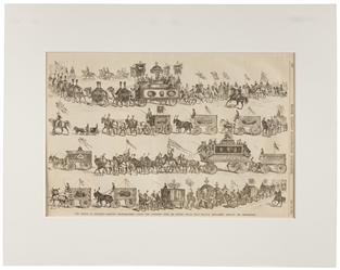  Two 19th Century Circus Engravings. Including: “The Prince ...
