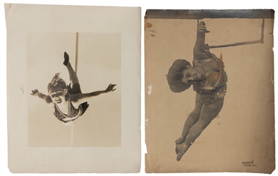  LEITZEL, Lillian (1892 – 1931). Two photographs. Including ...