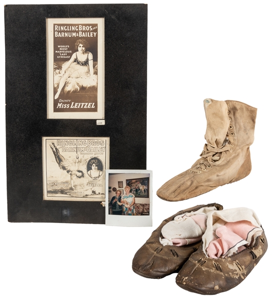  LEITZEL, Lillian (1892 – 1931). Lillian Leitzels Shoes. Th...