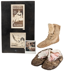  LEITZEL, Lillian (1892 – 1931). Lillian Leitzels Shoes. Th...