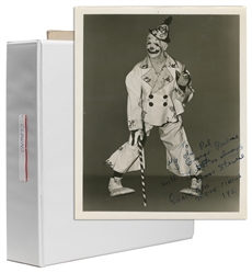  Collection of circus and clown photographs. Approximately 1...