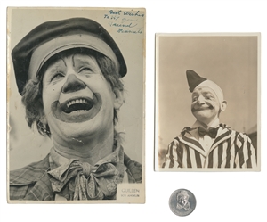  Collection of circus and clown photographs. Approximately 1...