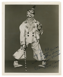  Collection of circus and clown photographs. Approximately 1...