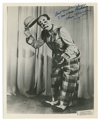  Collection of circus and clown photographs. Approximately 1...