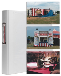  Album of Carson and Barnes Circus photographs. Approximatel...