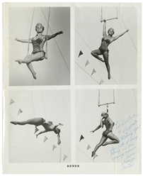  Collection of 70 photographs of circus performers. Early 20...