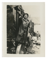  Album of circus performers and personnel photographs. Appro...