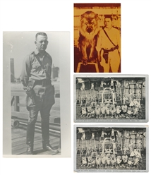 JACOBS, Terrell (1903-1958). File of photographs and epheme...