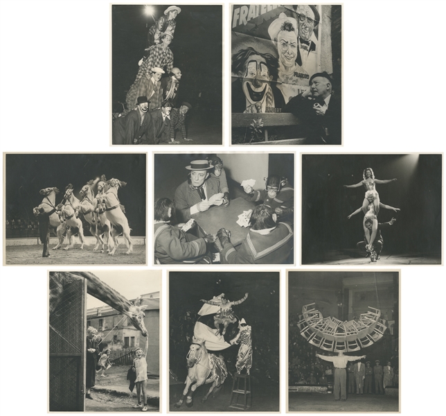  DANNES, Pierre J. (1910 – 1985). Archive of Circus Photogra...