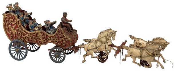  Hubley Royal Circus Band Wagon. Early 20th century. Cast ir...