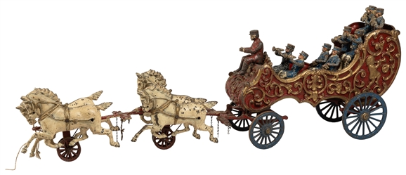  Hubley Royal Circus Band Wagon. Early 20th century. Cast ir...