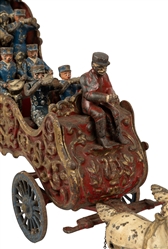  Hubley Royal Circus Band Wagon. Early 20th century. Cast ir...