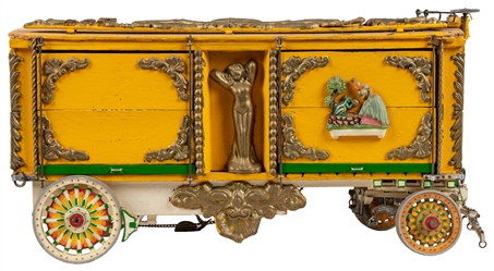  Group of 8 Model Circus Wagons and Truck. Seven model wagon...