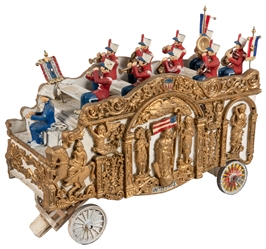  Group of 8 Model Circus Wagons and Truck. Seven model wagon...