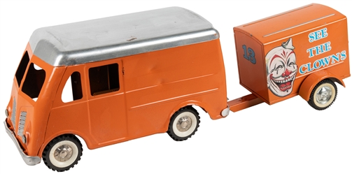  Group of 5 Tonka and Nylint Customized Circus Vehicles. Cir...
