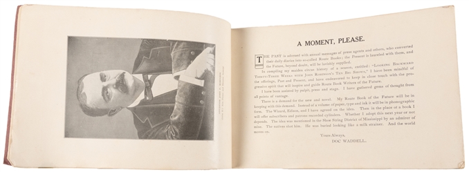  WADDELL, Doc. Looking Backward Thirty-Three Weeks with a Ci...