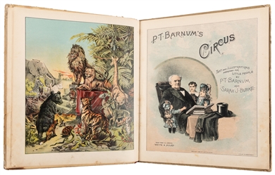  BARNUM, P.T. (Phineas Taylor) and Sarah Burke. P.T. Barnum...